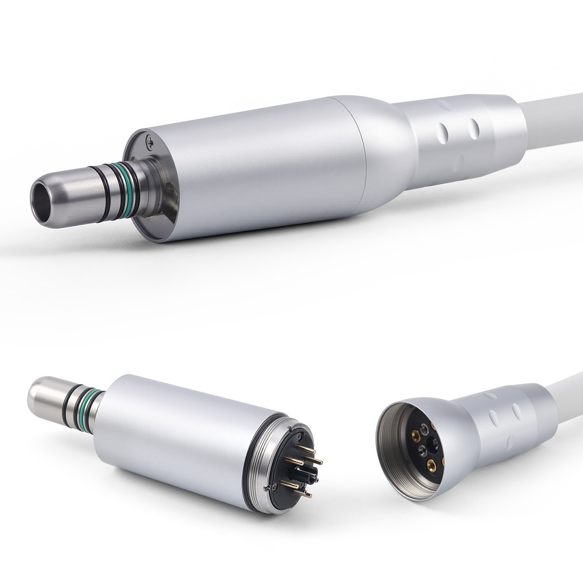 AZDENT Dental Brushless LED Electric Handpiece Motor Micro Motor 4 Hole