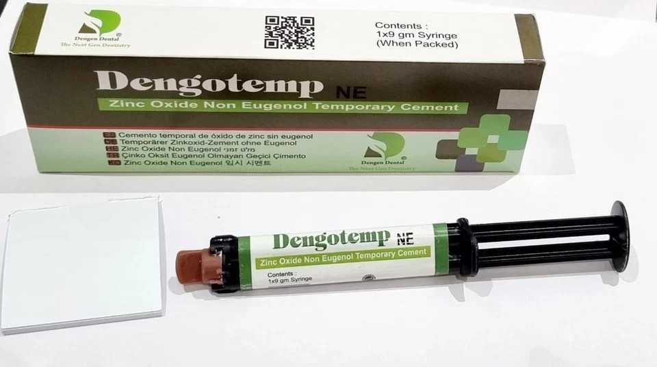Temporary Luting Cement 9gm Syr Dental DENGOTEMP NE Zinc Oxide Non Eugenol ( FS)