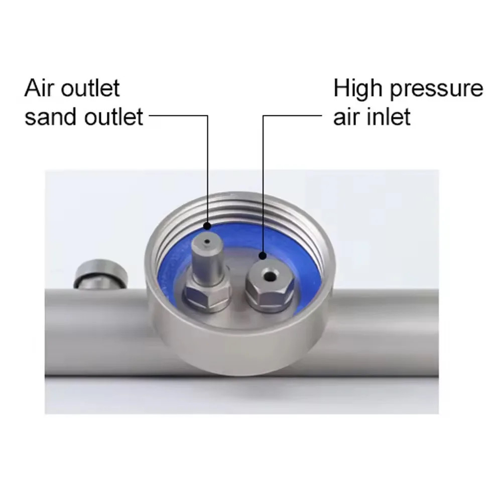 Dental Aluminum Oxide Micro Blaster Air Abrasion Polish Sandblaster 4 Hole