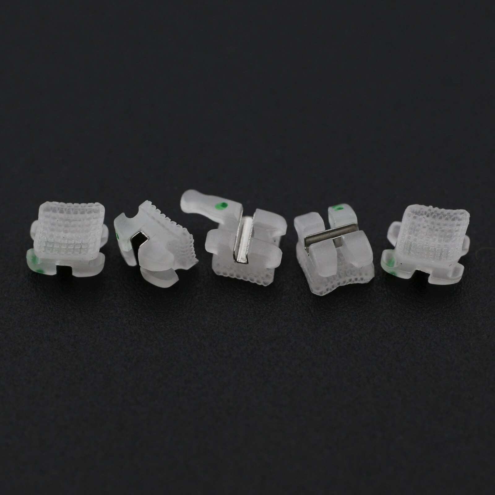 Dental Orthodontic Ceramic Brackets Braces MBT 022 3 Hooks 3M Clarity Aesthetics