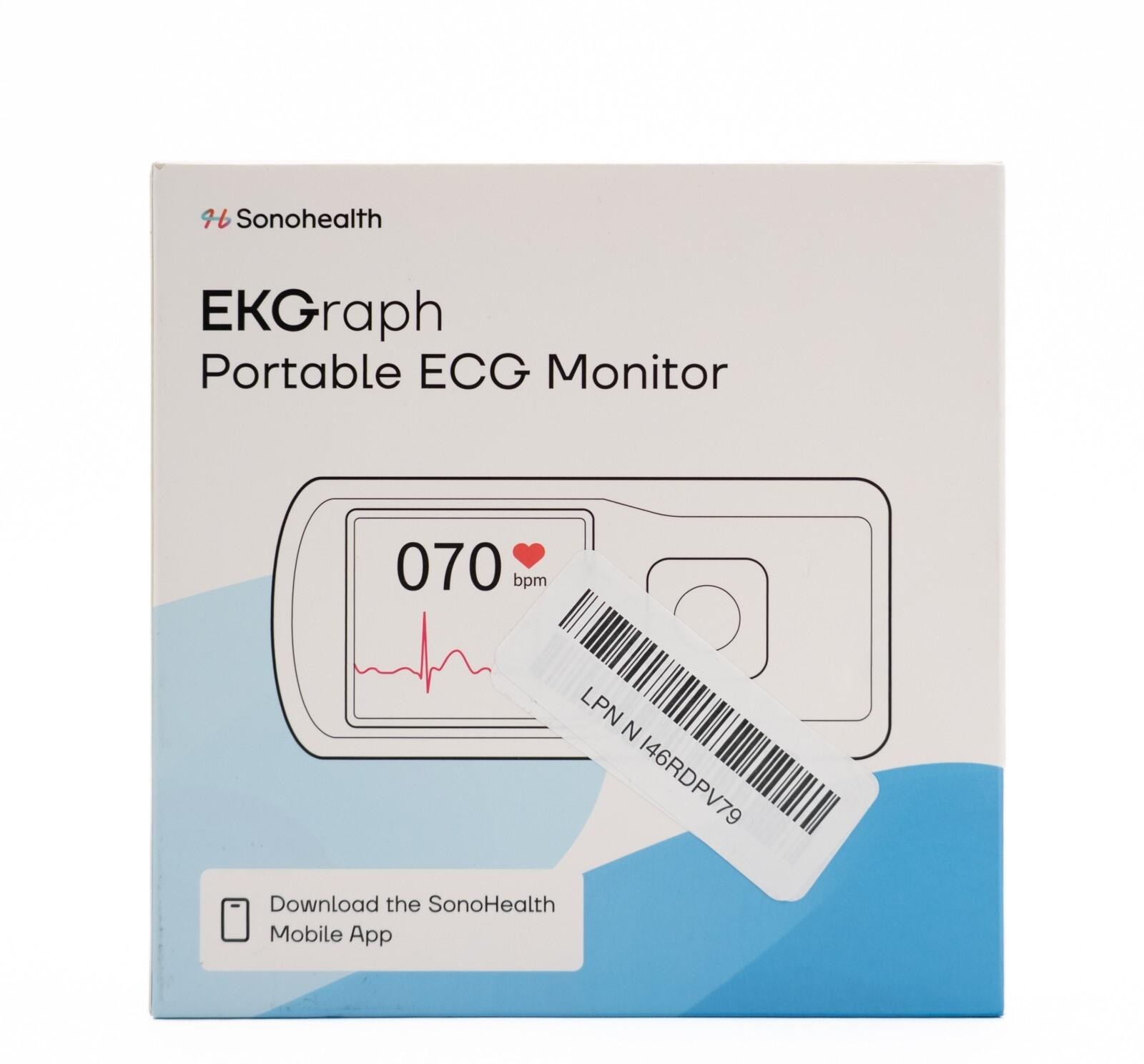 EKG Monitor: Capture Heart ECG Metrics On-The-Go | Standalone with Vibrant LCD