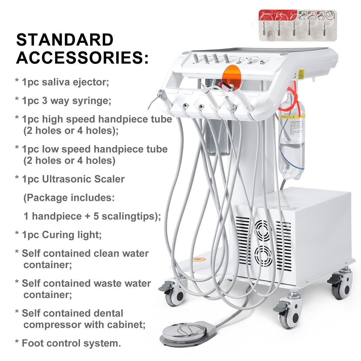 Woodpecker Dental Obturation System Gutta Percha Endo Heated Pen Downpack Fi-P