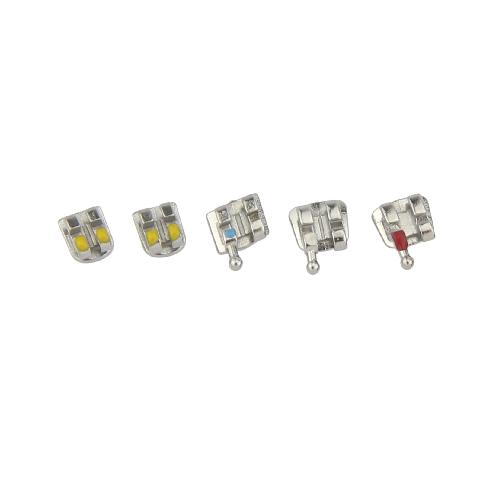 Dental Orthodontic Metal Bracket MIM Twin Brace Mini MBT 022 345 Hook AO Empower