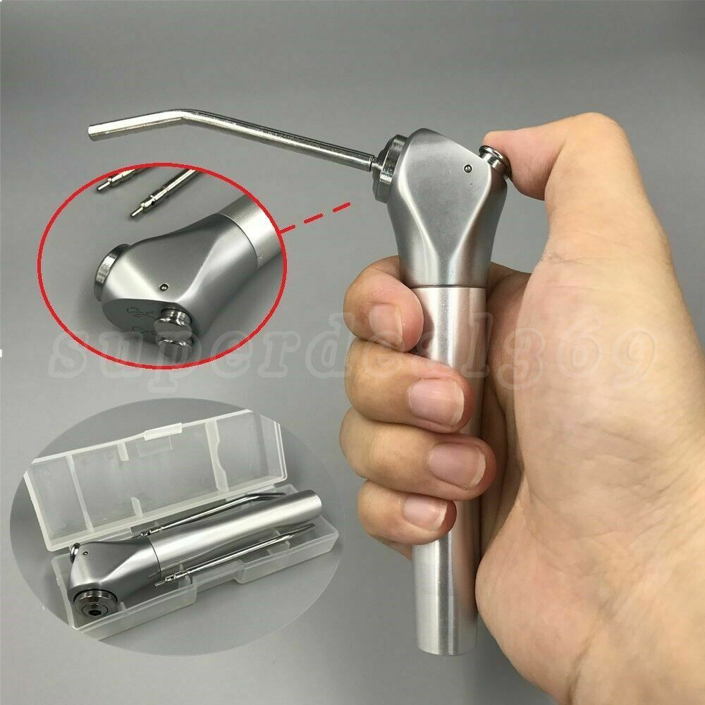 Dental Air Water Spray Triple 3 Way Syringe Handpiece With 2 Nozzle Tip Tube