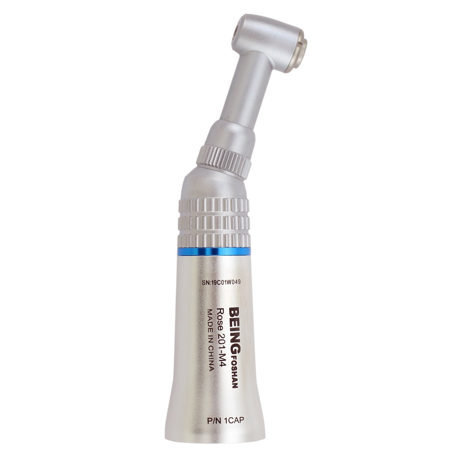 BEING Dental Push Button Contra Angle 1:1 Low Speed Handpiece 201CAP ISO E Type