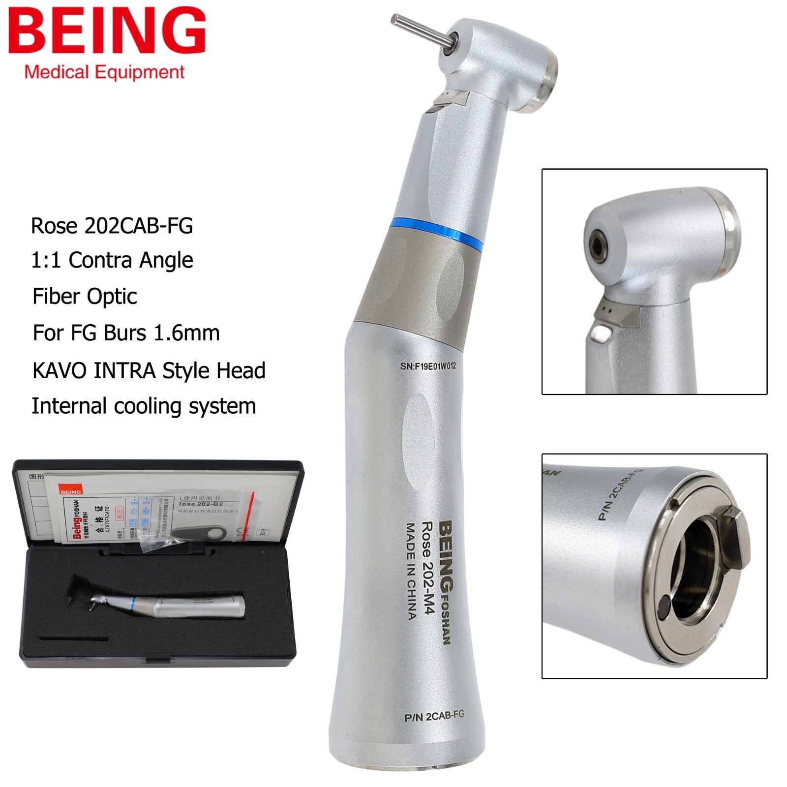COXO Dental Electric Motor LED 1:5 Contra Angle 6:1 Endo Handpiece C PUMA Master