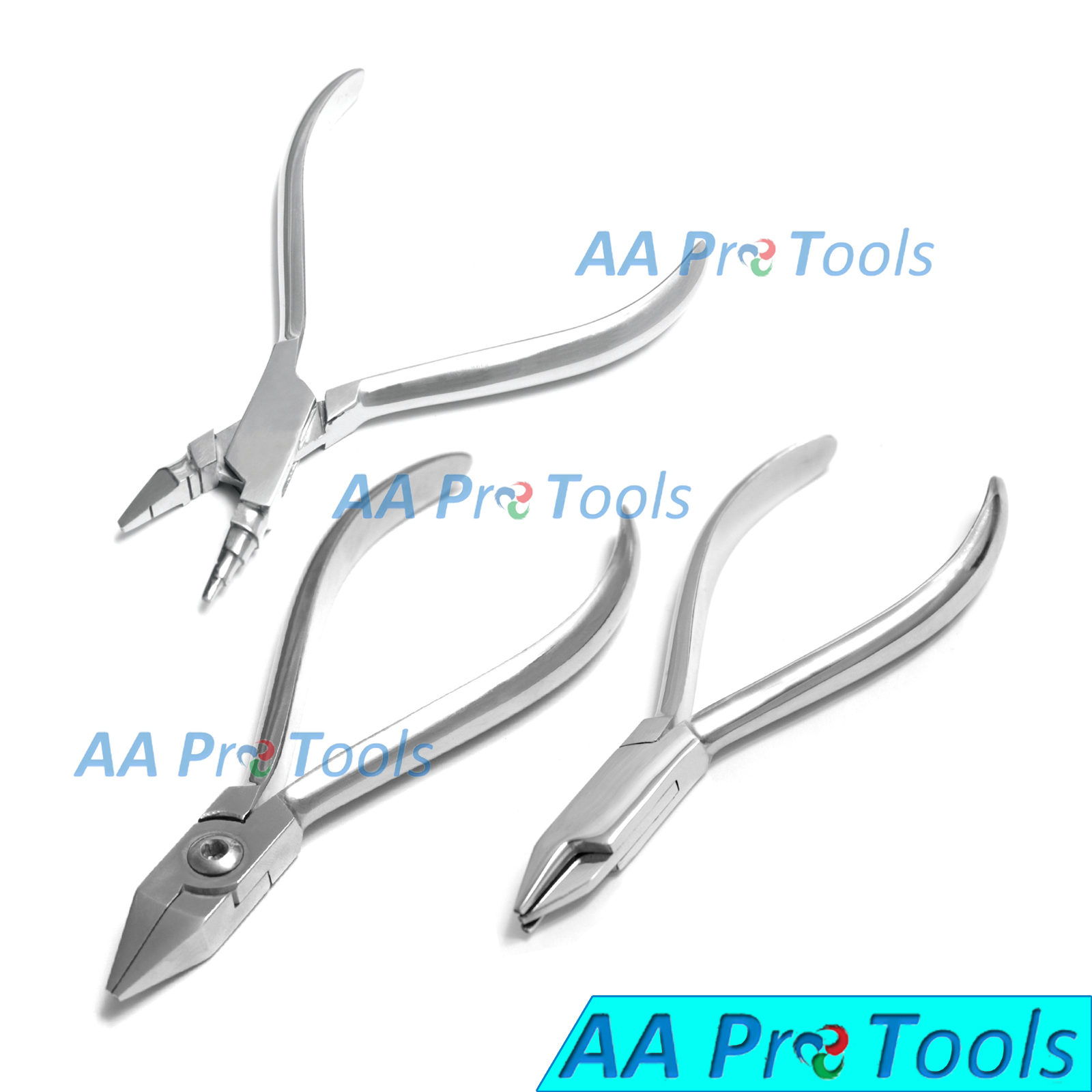 AA Pro: Professional Laboratory Orthodontic Wire Bending Three Jaw Adams Pliers