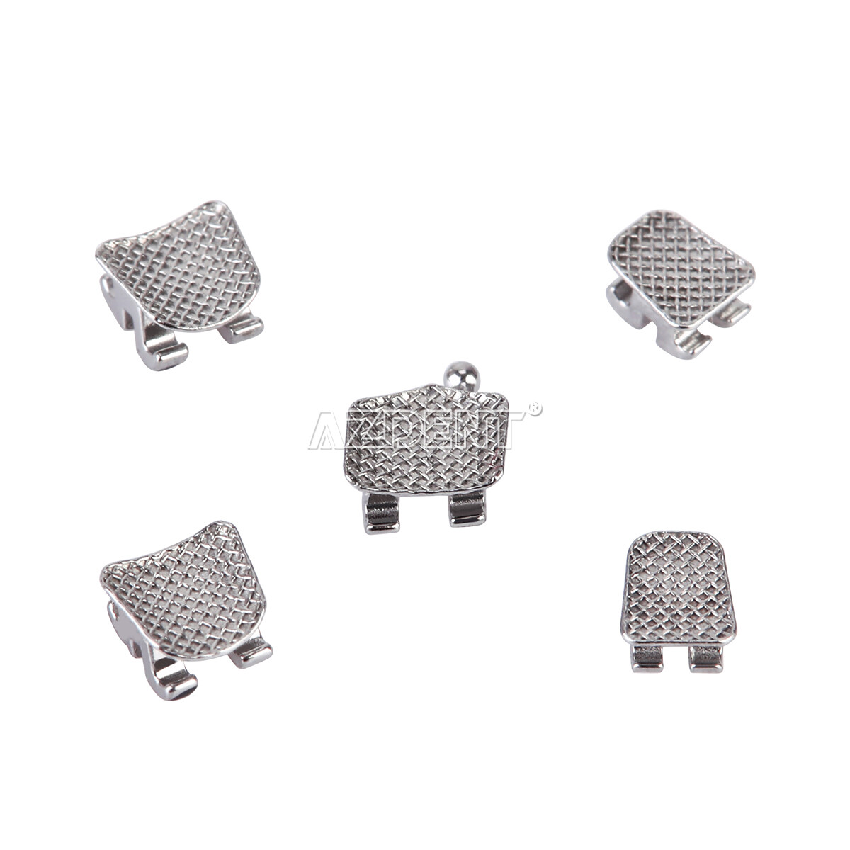 USA 50x AZDENT Dental Orthodontic Metal Brackets Braces Mini Roth.022 Hooks 3