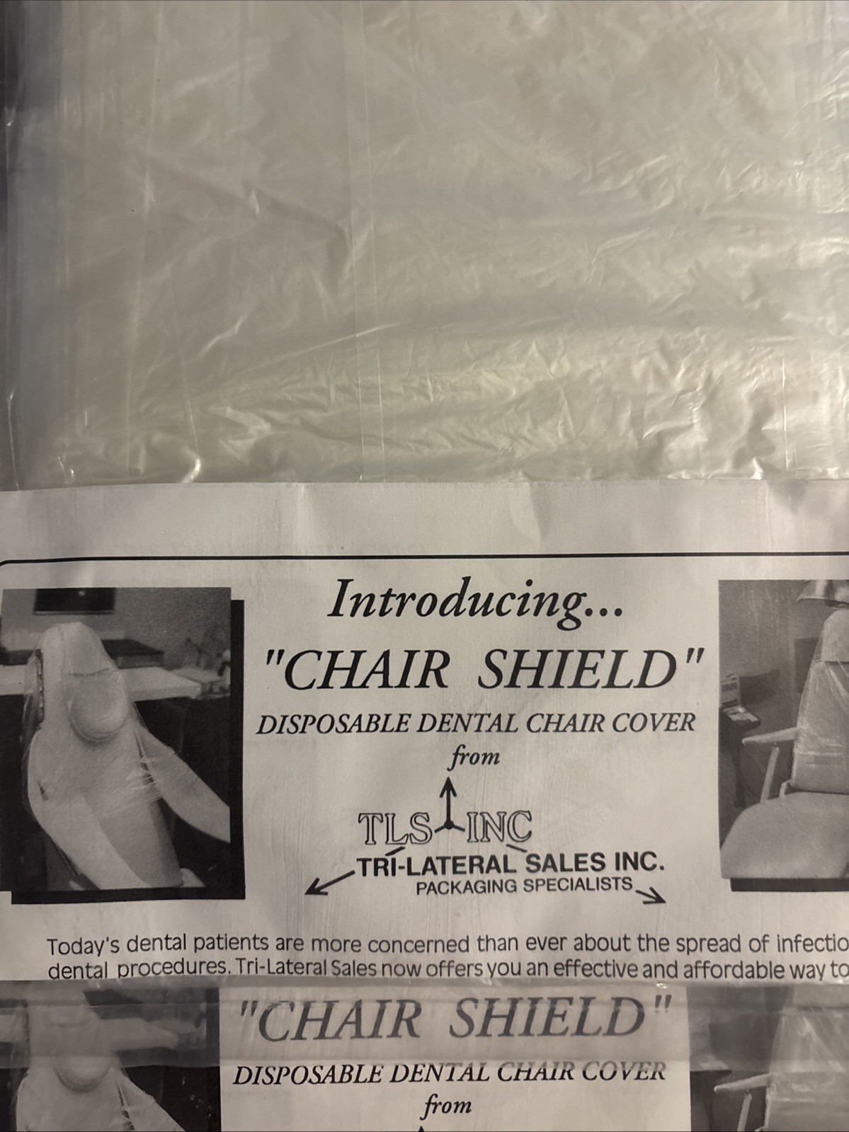 Lot of 2 Vintage Chair Sheila TLS disposable Dental Chair Covers