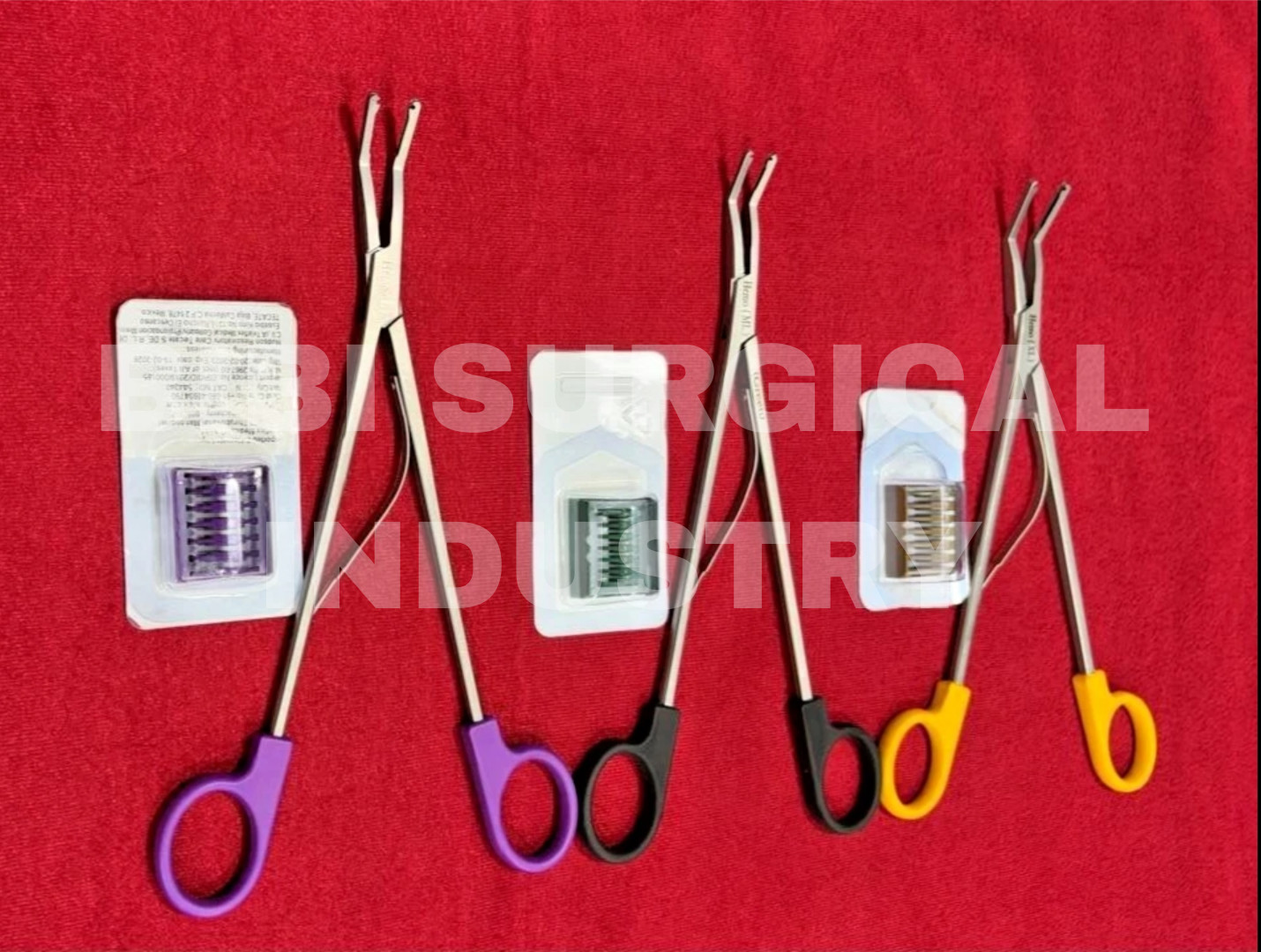 Open Surgery Hem-o-Lok Clip Applier ML/ L/ XL Reusable With Titanium Clip 8″ 45°