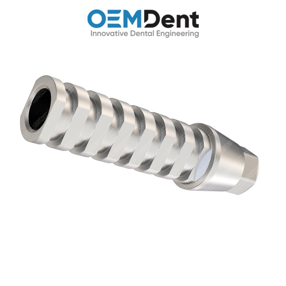 x5 Titanium Temporary Abutment NobelActive®️RP Conical Compatible Hex/Non Hex