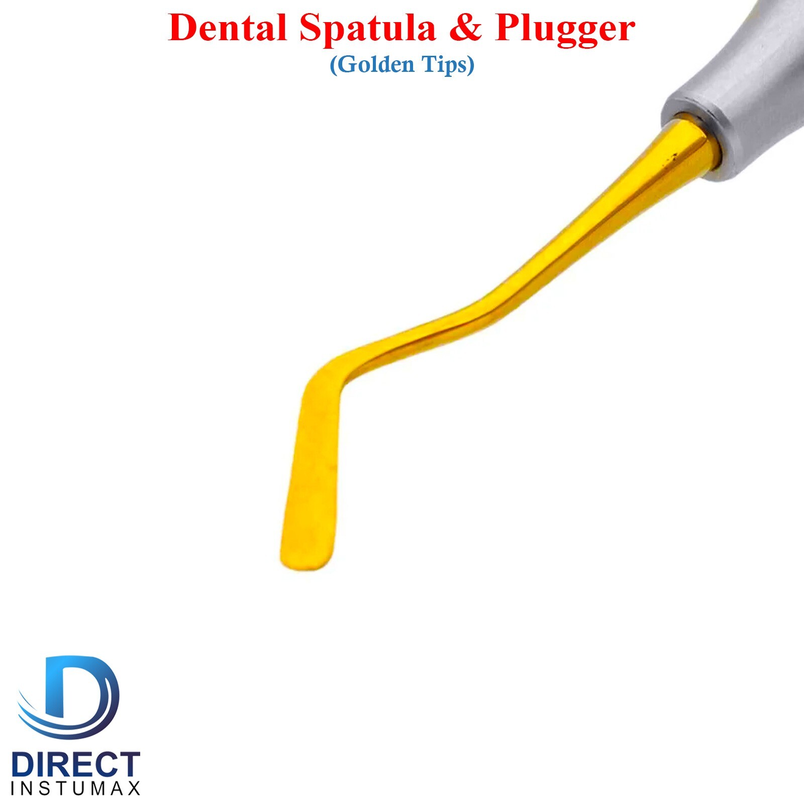 Dental Composite Filling Instruments Spatula & Plugger Titanium Cold Color Tips