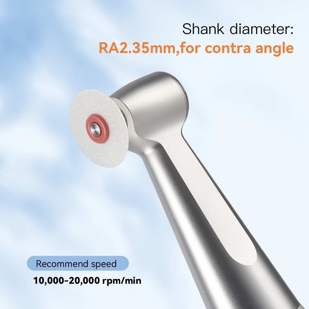 AZDENT Dental Polishing Discs Coarse Medium Super Fine RA 40Pcs Polisher+Mandrel