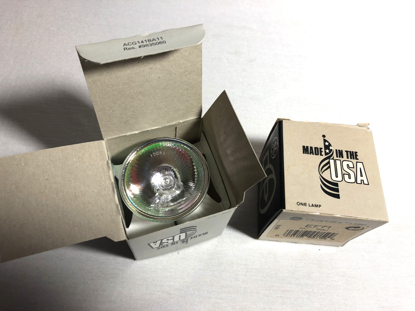 GE Quartzline Lamp Bulb 50W/8V for Medical Projection Light Equipment