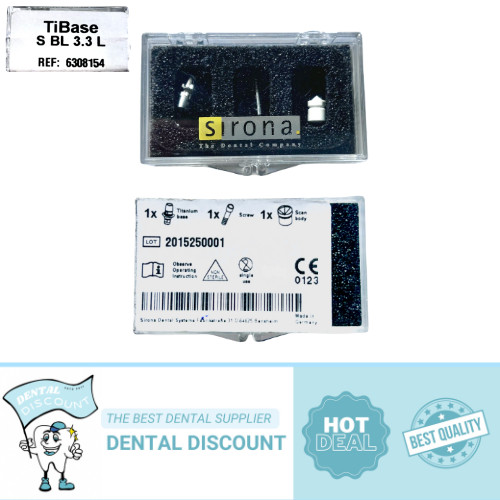 SIRONA TiBase S BL 3.3L Ref:6308154 Made in Germany