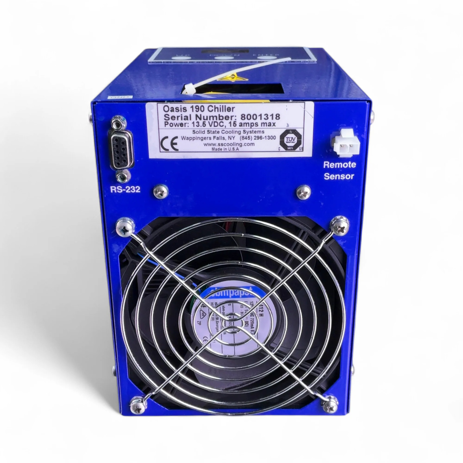 Solid State Cooling Systems Oasis 190 Recirculating Chiller – See Desc – Parts