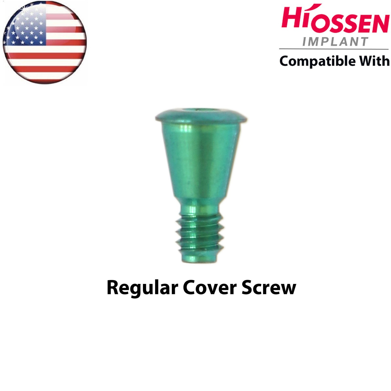 US Dental Healing Abutment Caps Regular Cover Screw For Osstem Hiossen ET