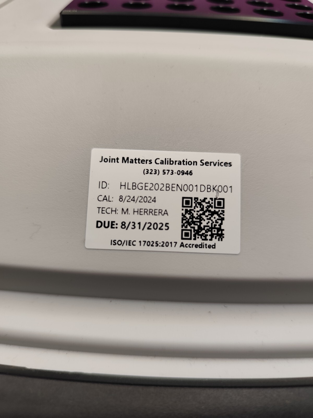 Thermo Scientific Digital Heating Cooling Drybath 2025 Calibration or Taitec