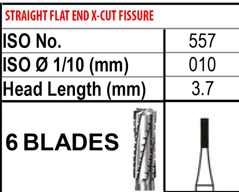 FG557 Carbide Burs FG 557 Friction Grip up to 100 Bur