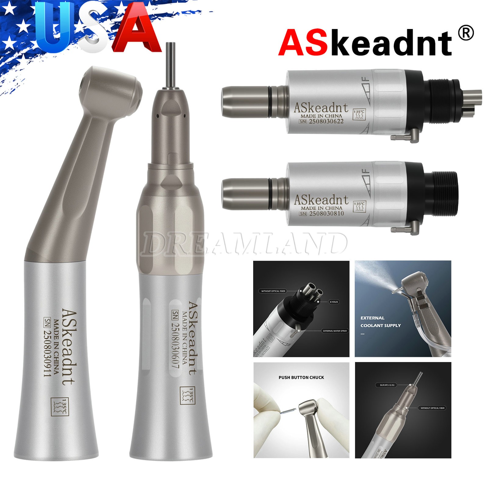 Dental Diamond Burs For High Speed Handpiece Turbine Friction Grip 1.6mm ITS