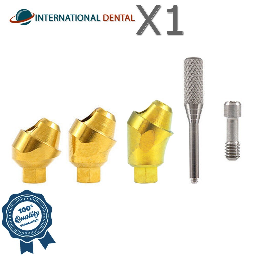 Titanium Angulated Multi Unit 1.6mm Abutment 30° Fixture Dental Int Hex 2.42mm