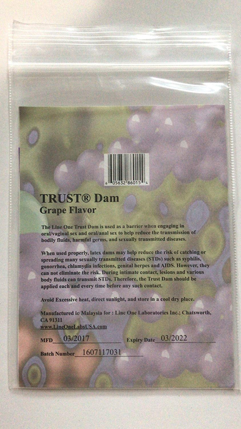 Latex Dental Dam Assorted 1 Pc. ( 6 Pack )
