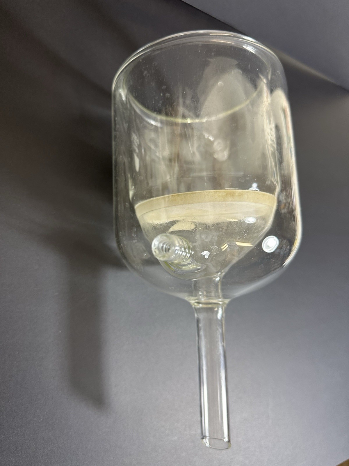 Labglass Reaction/Cylindrical Vessel 600 ml W/Side Hose Barb Port