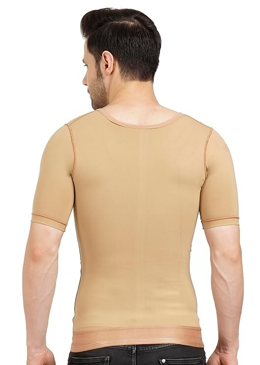 Gynecomastia Medical Compression Vest with Short Sleeve || MODERATE COMPRESSION