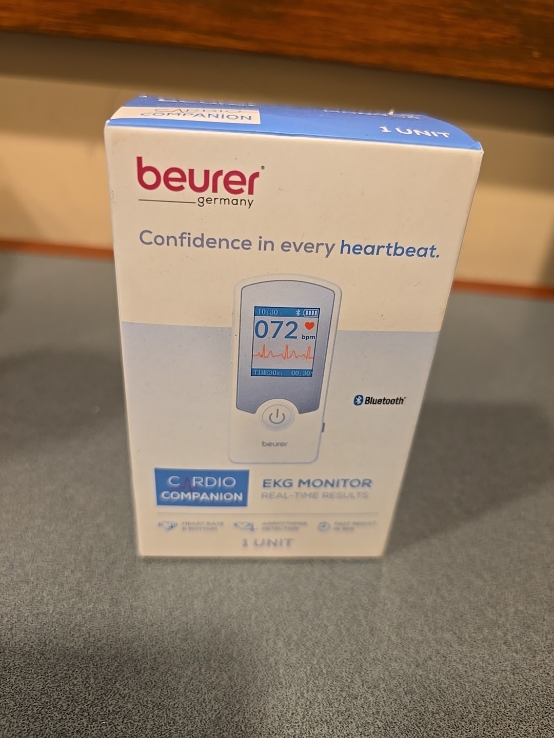 New Beurer EKG Monitor J39 Cardio Companion Real Time Results ME75 Bluetooth