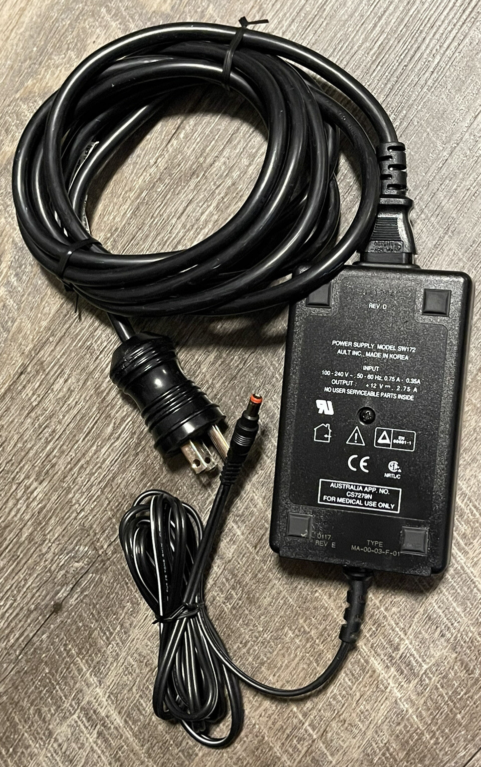 Ault SW172￼ Medical Power Supply Adapter CS7279N