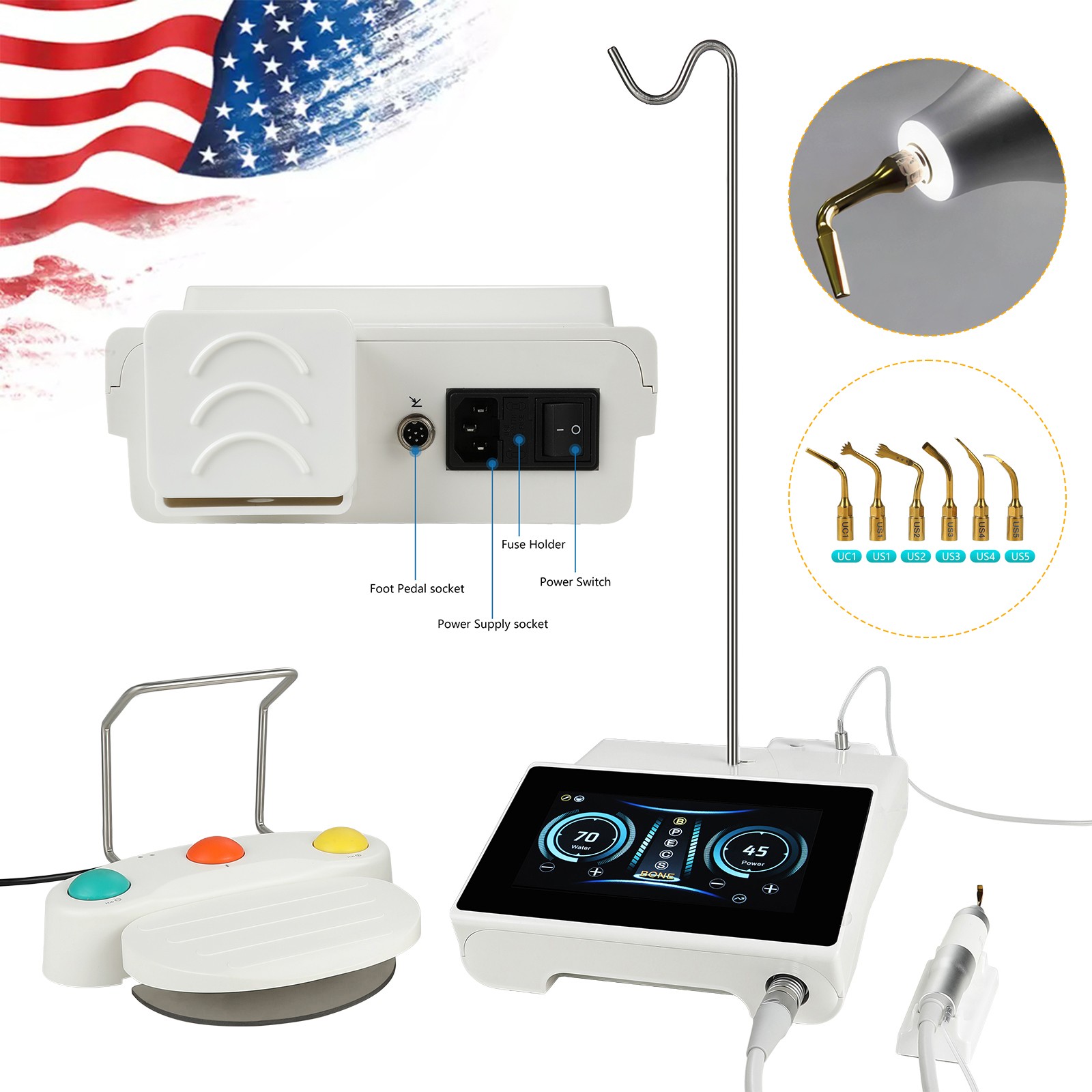 Dental AI Surgery Smart Piezo Ultrasonic Bone Surgery Cutter