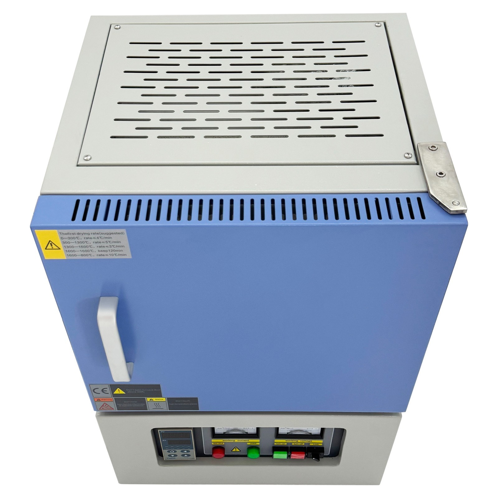 Lab Hi-temp Resistance Furnace Programmable Muffle Furnace 110V 1700°C 60Hz