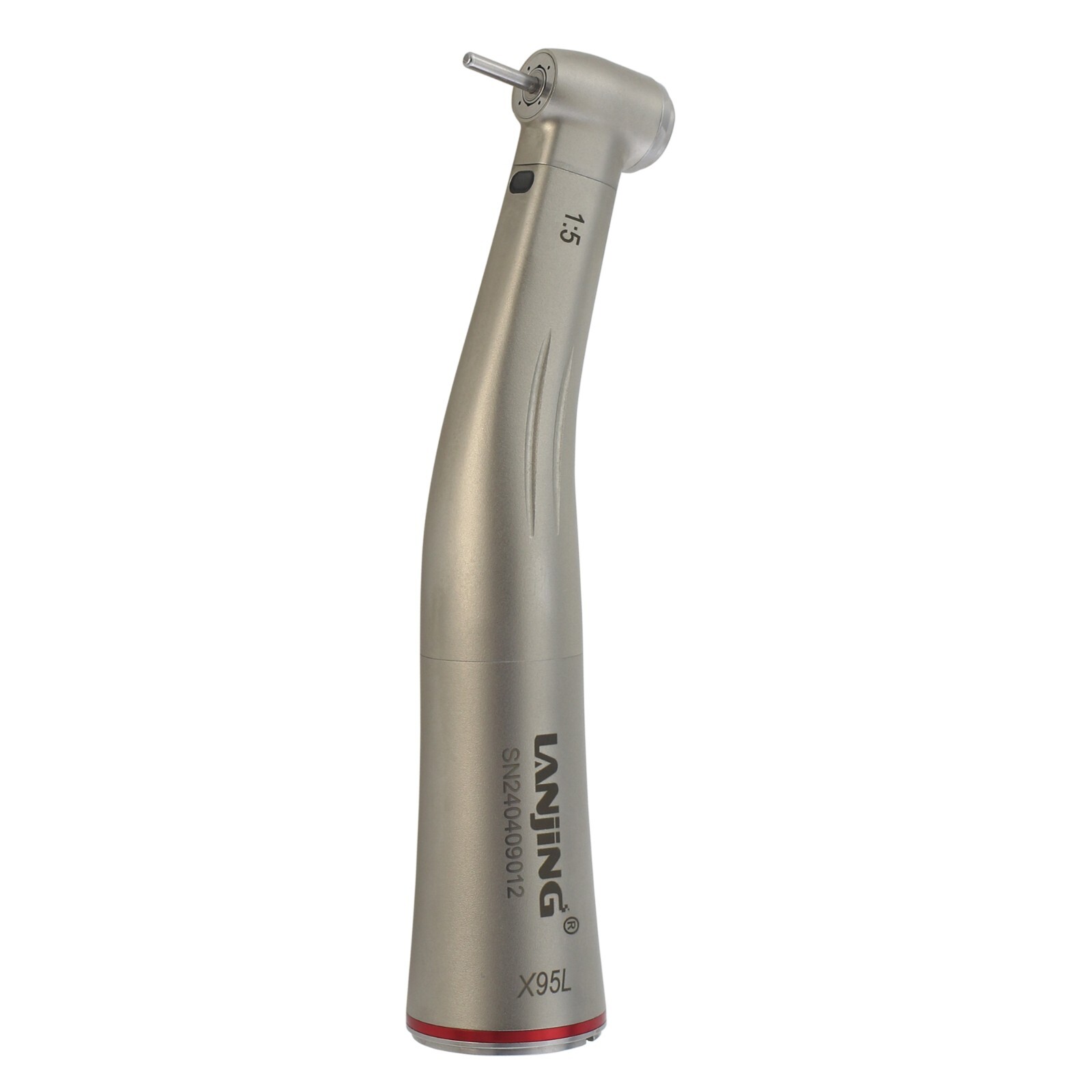 LANJING Dental Electric Handpiece 1:5 Fiber Optic Contra Angle Mini NSK E Type