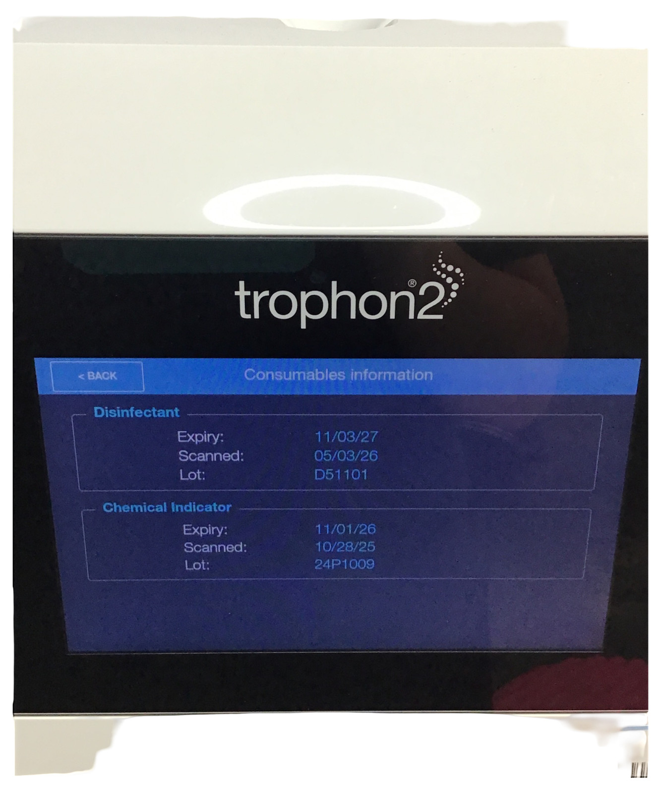 NANOSONICS TROPHON2 HIGH-LEVEL DISINFECTION SYSTEM