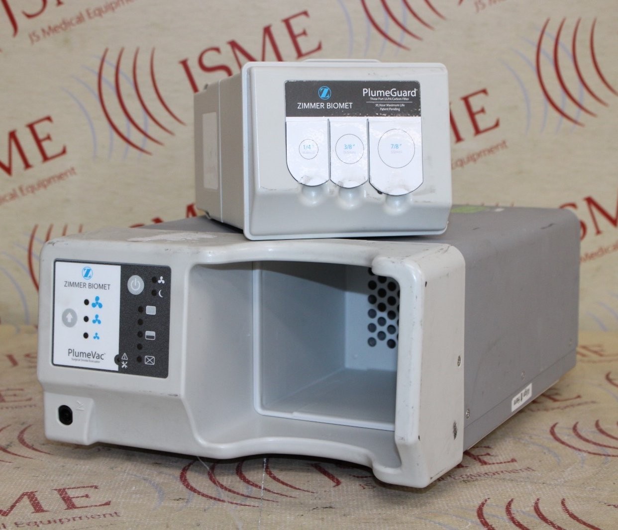 Zimmer Biomet AEVV120 PlumeVac Surgical Smoke Evacuator w/ PlumeGaurd Filter
