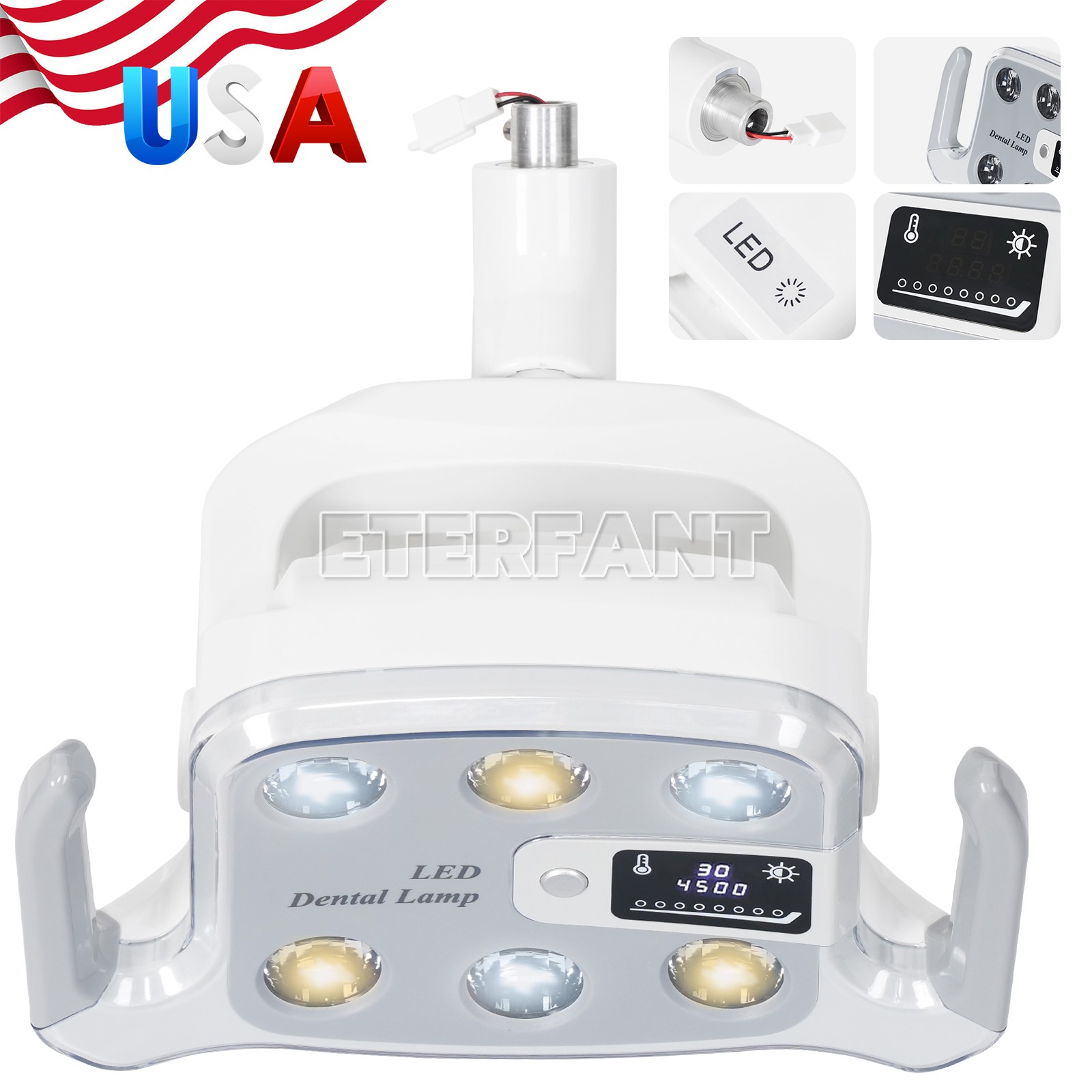 Dental 6LED 8W/9W Shadowless Light for Dental Chair/3.5X Binocular Loupe 5W 2LED