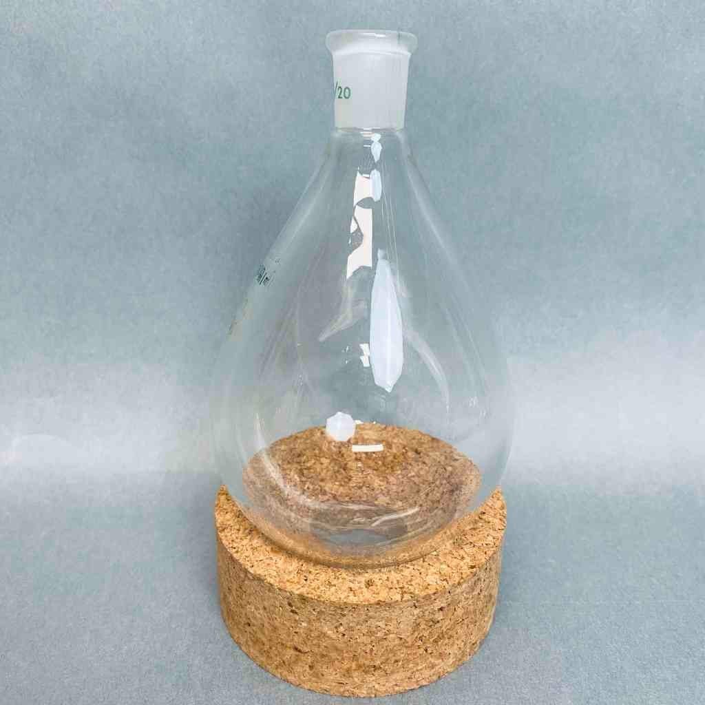 Chemglass Evaporating Flask 200 ml 14/20 Joint Lot of 4 Flasks