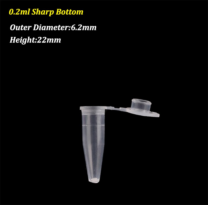 0.2mL-100mL Plastic Centrifuge Test Tube Vial Container Self Standing Screw Cap