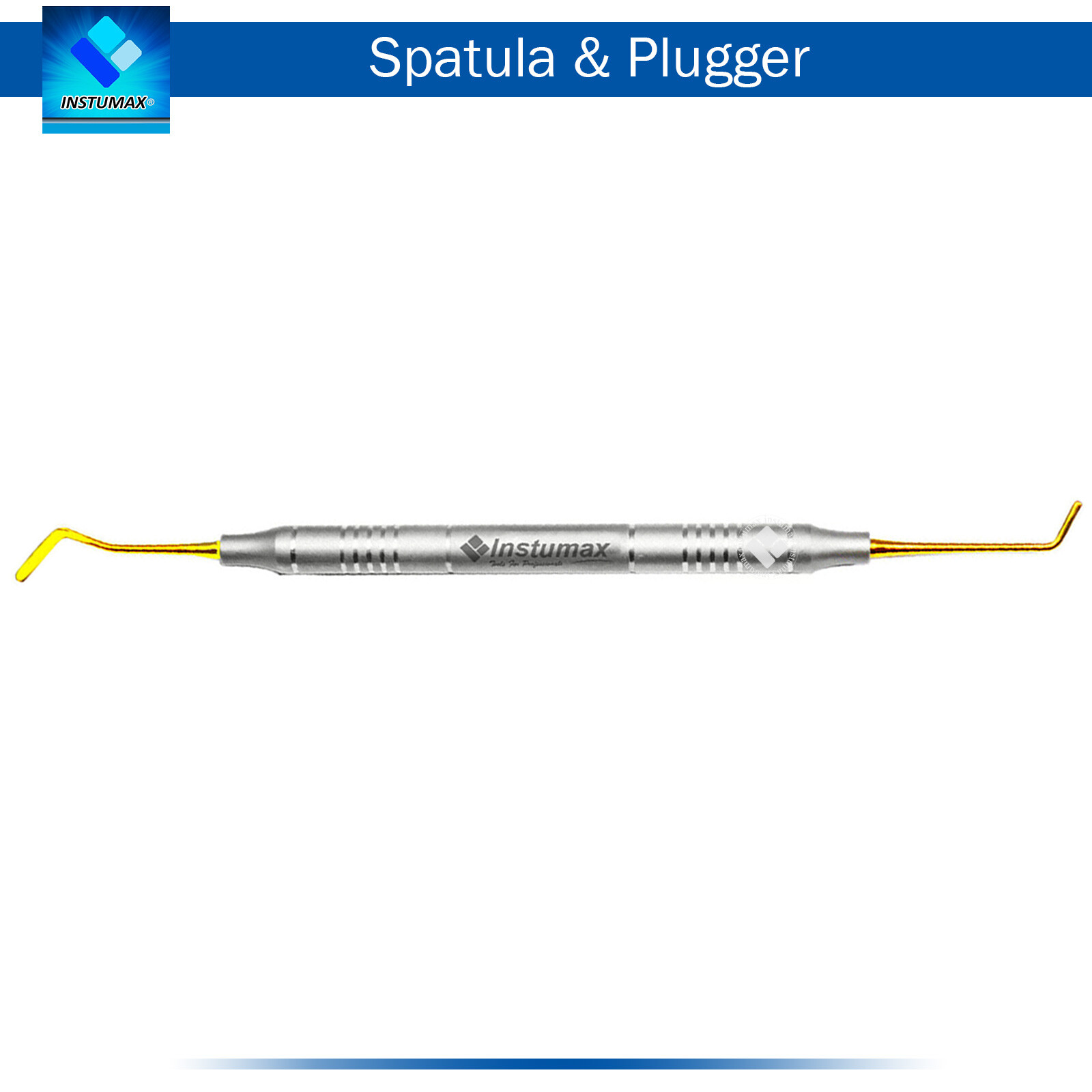 Dental Composite Filling Instruments Spatula & Plugger Titanium Gold Tips