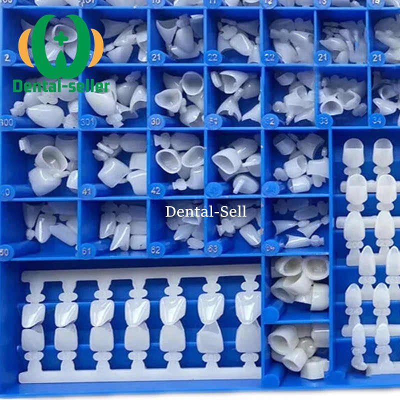 390Pcs Dental Polycarbonate Temporary Crowns 66 Sizes Mold Teeth Anterior Crown