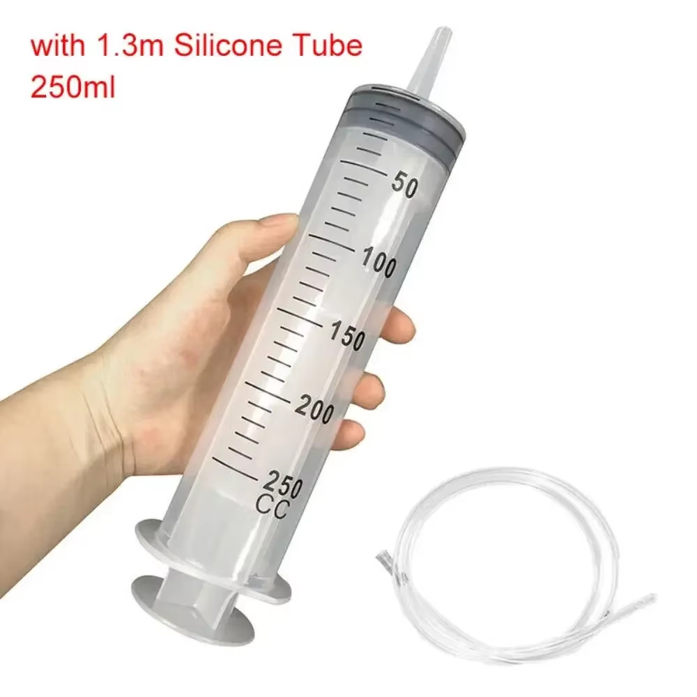 1Pc 150Ml-500Ml Large Capacity Syringe Syringes Reusable Pump Measuring 1.3M Tub