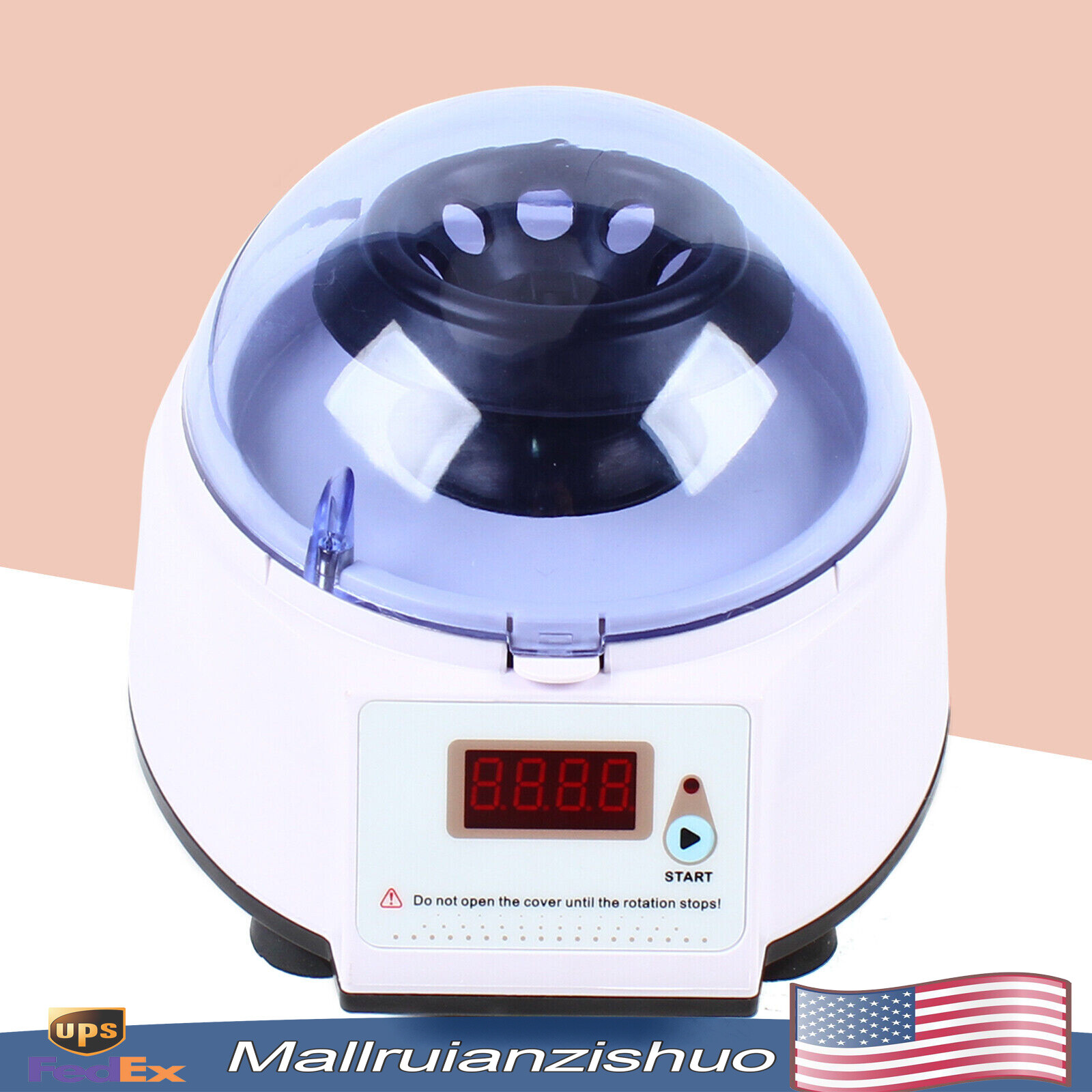 Electric Centrifuge Machine Laboratory Medical 4000RPM 0.2/0.5/1.5/2mL*8 AC110V