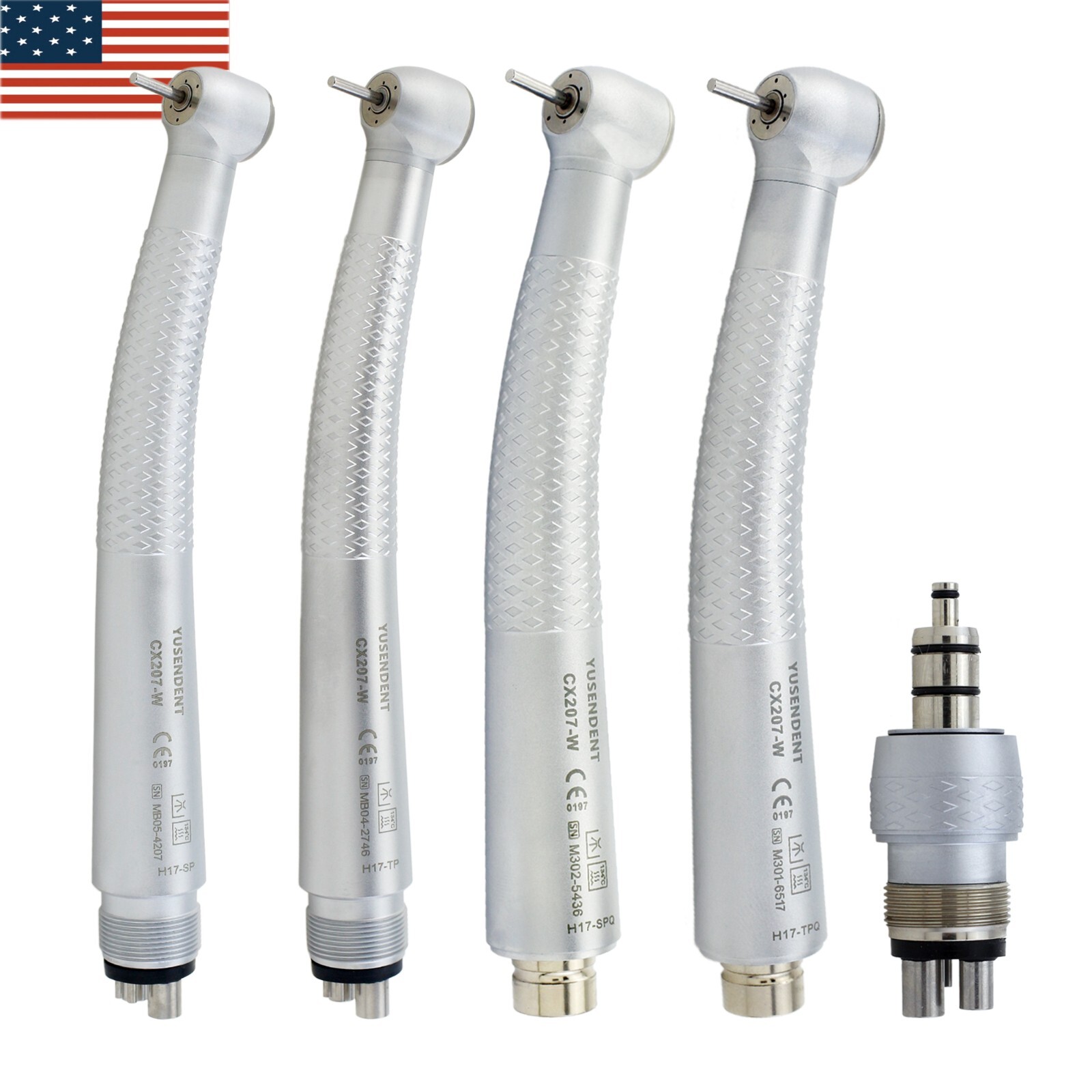 COXO Dental High Speed Handpiece Air Turbine fit Sinol Quick Coupler 4 Hole