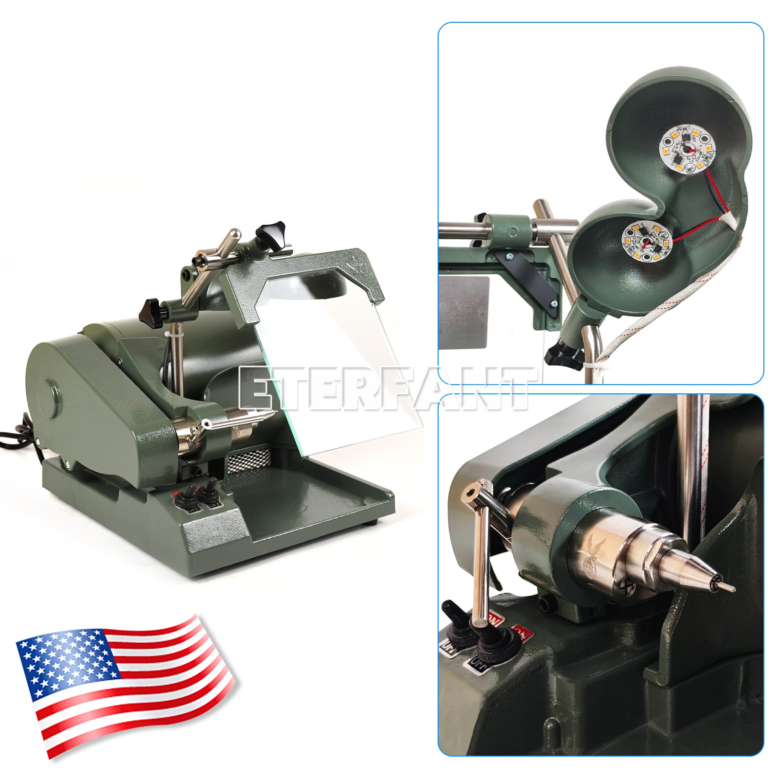 DEMCO Style Dental Lab Fully-automatic Spindle High Speed Alloy Grinder＞20000rpm