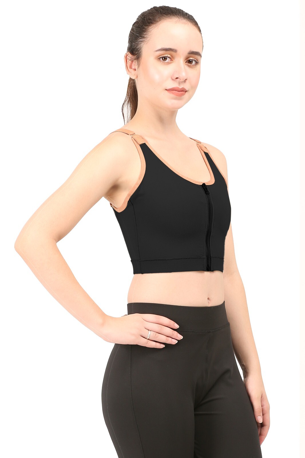 Post Surgical Medical Compression Bra |MODERATE COMPRESSION| Shoulder Adjustable
