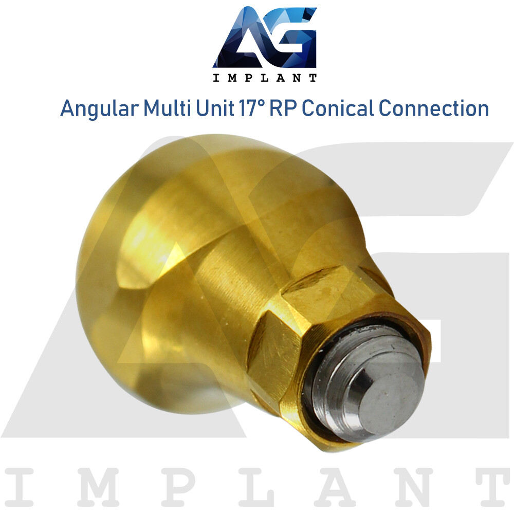 5 Angular Multi Unit Abutment 17° Conical Connection RP Plastic Set Dental