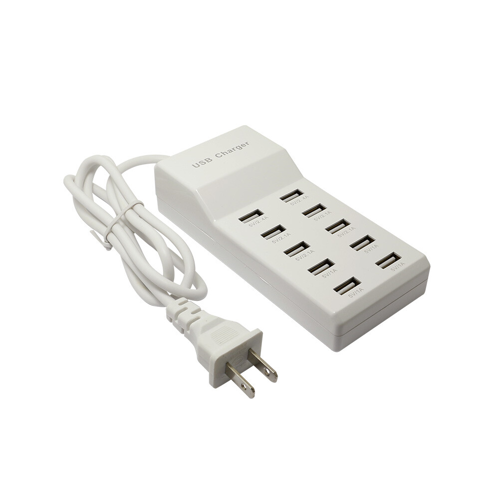 5-port Fast Multi-port USB Charger 6.4A for Android / Apple Phone Porous Plug
