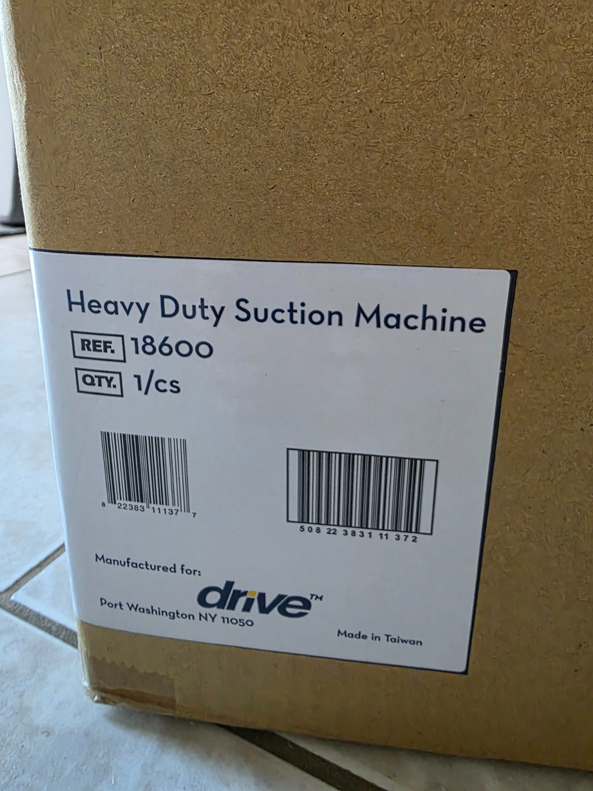Drive Medical 18600 Heavy Duty Suction Machine With Heavy Base