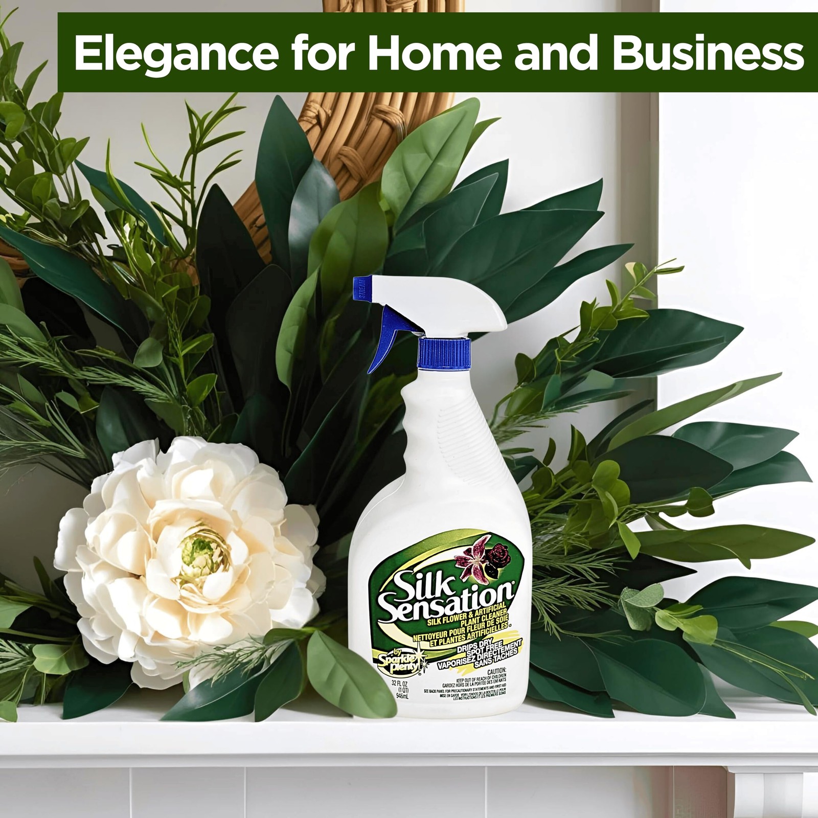 Goodscious Sparkle Plenty Silk Sensation Artificial Flower Plant Leaf Cleaner