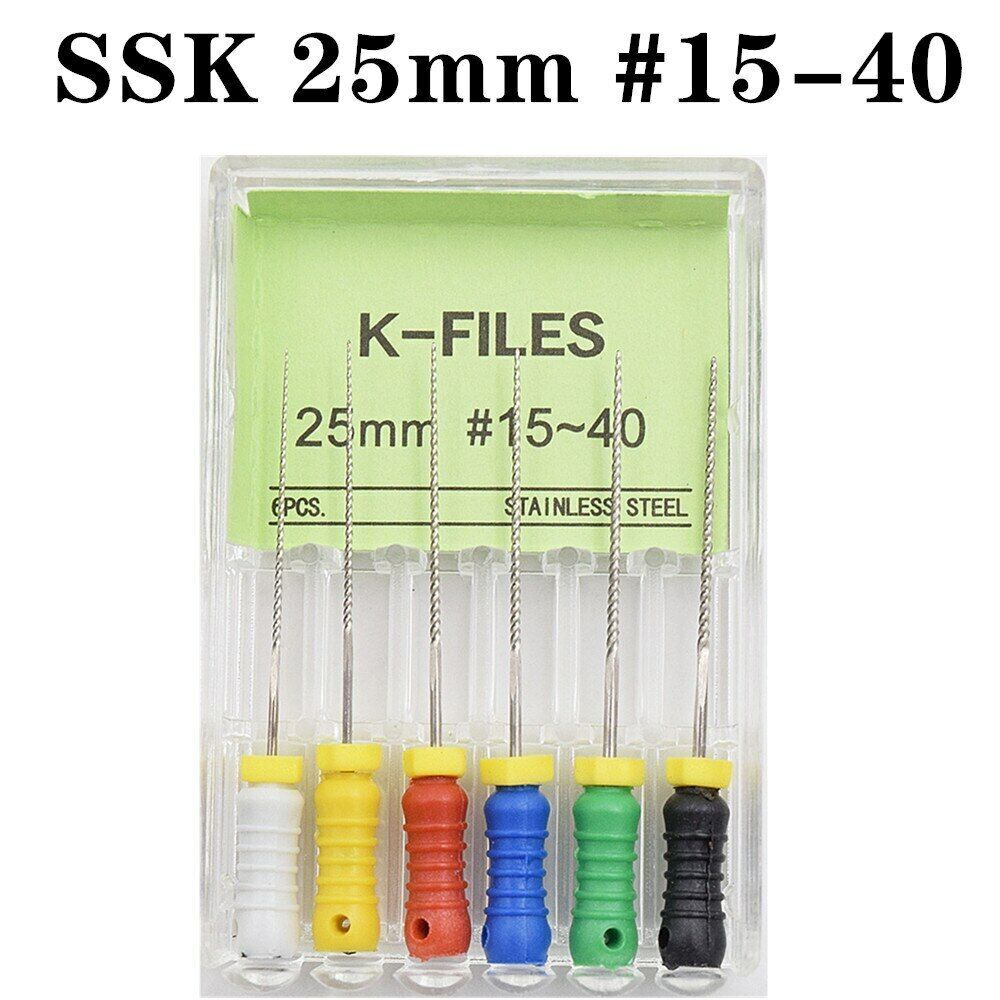 Dental Root Canal Files Hand Use Endodontic C File 25mm / K File 21mm 31mm